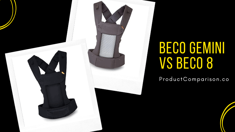 Beco Gemini vs Beco 8 - Baby Carrier Comparison